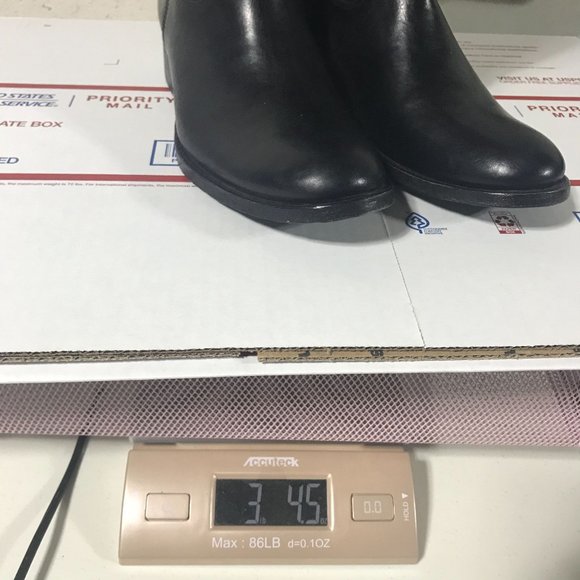 Frye Womens RARE HTF!! Tall Pull On Black Leather Boots Harness Size 6 B - Picture 15 of 15